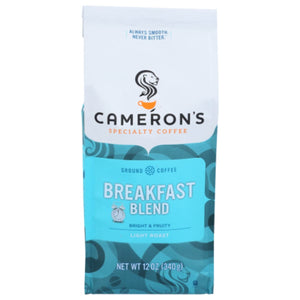 Camerons Coffee - Breakfast Blend Ground Coffee, 12 Oz | Pack of 6