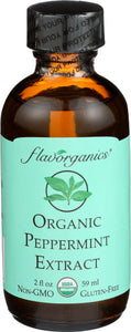 Flavorganics - Extract Peppermint Org, 2 Oz | Pack Of 1