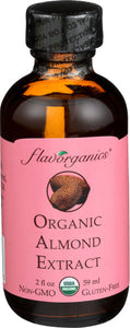 Flavorganics - Extract Almond Org, 2 Oz | Pack Of 1