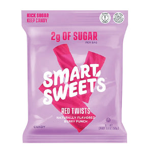 SMARTSWEETS - Red Twists 1.8OZ ( Pack of 12)