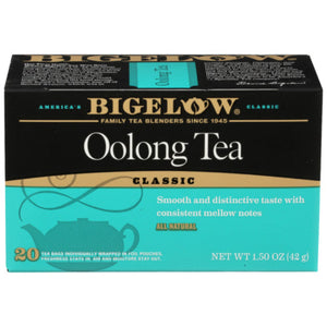 Bigelow - Oolong Tea, 20 Bags, 1.5 oz | Pack of 6