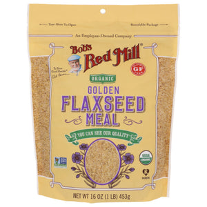Bob's Red Mill - Flaxseed Meal, Golden, Organic, 16 Oz | Pack of 4