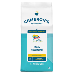 Camerons Coffee - Ground Coffee Colombian, 10 Oz | Pack of 6