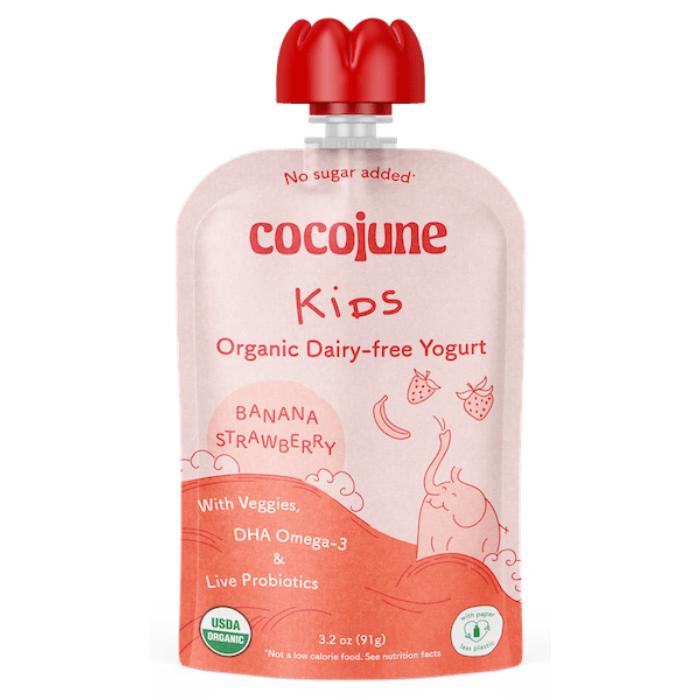 Cocojune - Plant-Based Yogurt, 3.2oz | Banana Strawberry