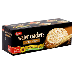Dare - Water Crackers Sesame, 4.4 Oz | Pack of 12