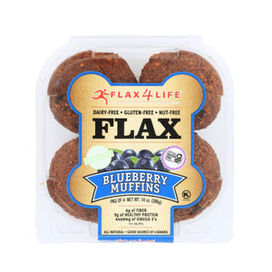 Flax4Life - Muffin Frozen Wild Blueberry 14 Oz | Pack Of 6