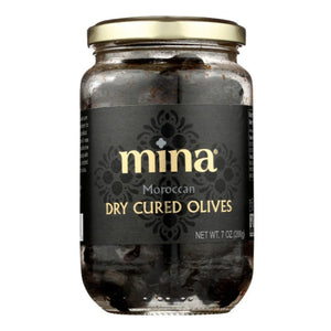 Mina - Olives Black Moroccan, 7 Oz | Pack of 6
