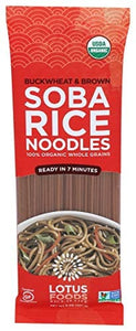 Lotus Foods Organic Buckwheat & Brown Soba Rice Noodles 8 Oz
| Pack of 8
