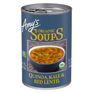 Amy's - Red Lentil Kale Quinoa Soup, 14.4 Oz | Pack Of 12