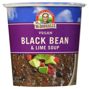 Dr. McDougall's Vegan Black Bean & Lime Soup, 3.4 oz
| Pack of 6