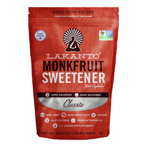 Lakanto - Monkfruit Sweetener Classic, 28.22oz
| Pack of 8