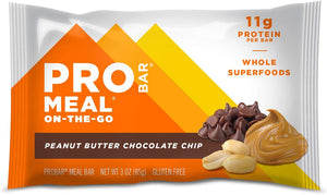 PROBAR - Meal Peanut Butter Chocolate Chip, 3oz | Pack of 12