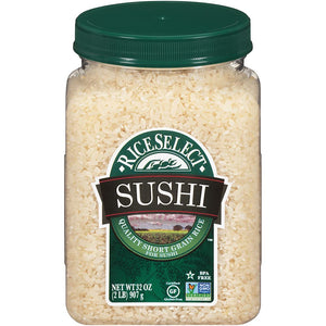 RiceSelect Sushi Rice 32 oz Short Grain Sweet Soft & Sticky
| Pack of 4