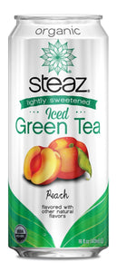 Steaz - Iced Tea Green Peach - 6/16 OZ
| Pack of 4