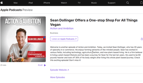 Sean Dollinger Offers a One-stop Shop For All Things Vegan