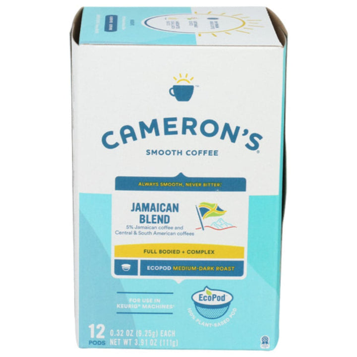 Camerons Coffee - Jamaican Blend Single Serve Coffee, 3.91 Oz 12 Count | Pack of 6