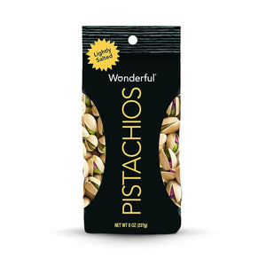 Wonderful - Roasted & Salted Pistachios 8 OZ - Pack of 12