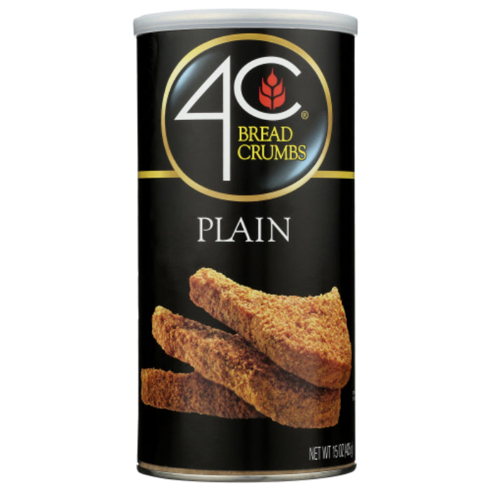 4C Foods - Bread Crumbs Plain, 15 Oz | Pack of 6