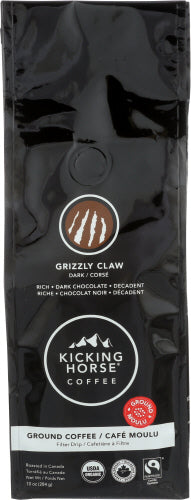 Kicking Horse - Coffee Grizzly Claw Dark Roast Ground 10 Oz - Pack Of 6