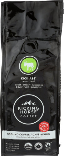 Kicking Horse - Coffee Kick Ass Dark Ground 10 Oz - Pack Of 6