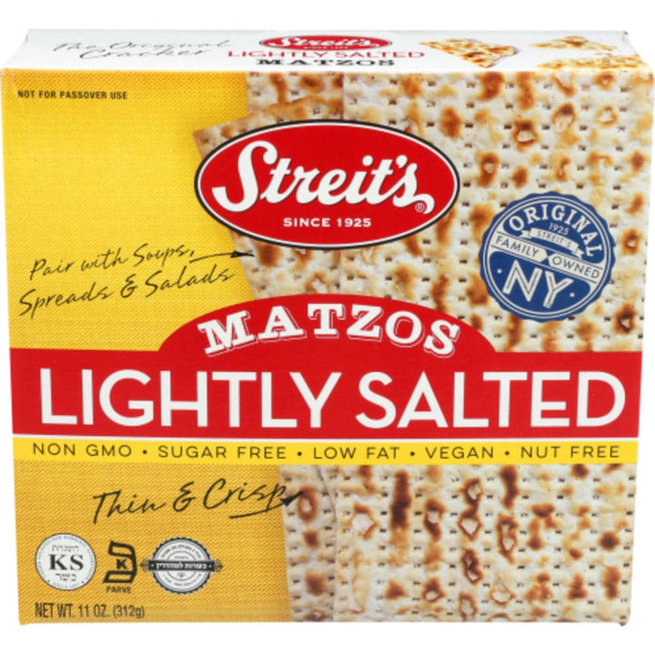 Streit's - Lightly Salted Matzos, 11 oz