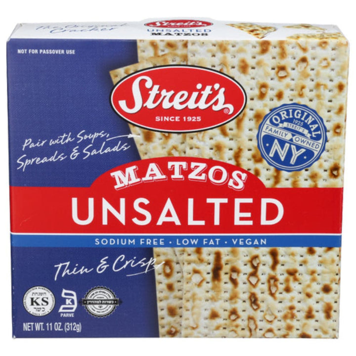 Streit's - Matzos Unsalted, 11 oz
