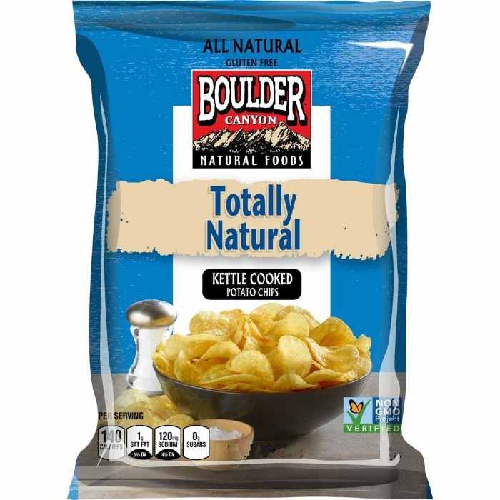 Boulder Canyon - Totally Natural Potato Chips, 2 Oz | Pack of 24