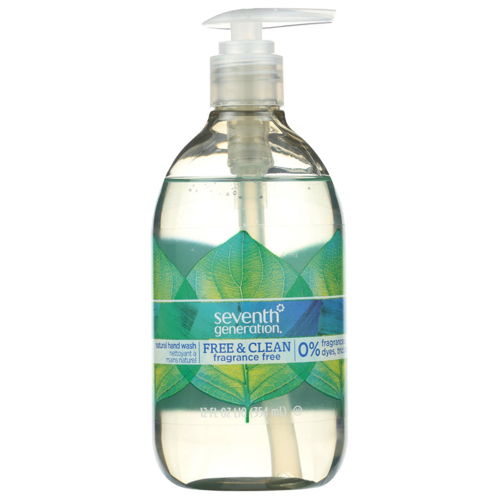 SEVENTH GENERAT - Natural Hand Soap Free & Clean Fragrance-Free 12OZ ( Pack of 1)