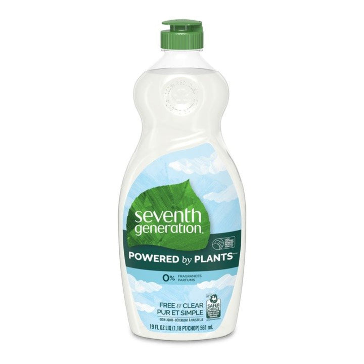 Seventh Generation - Dishwash Free and Clear, 19FO (Pack of 6)