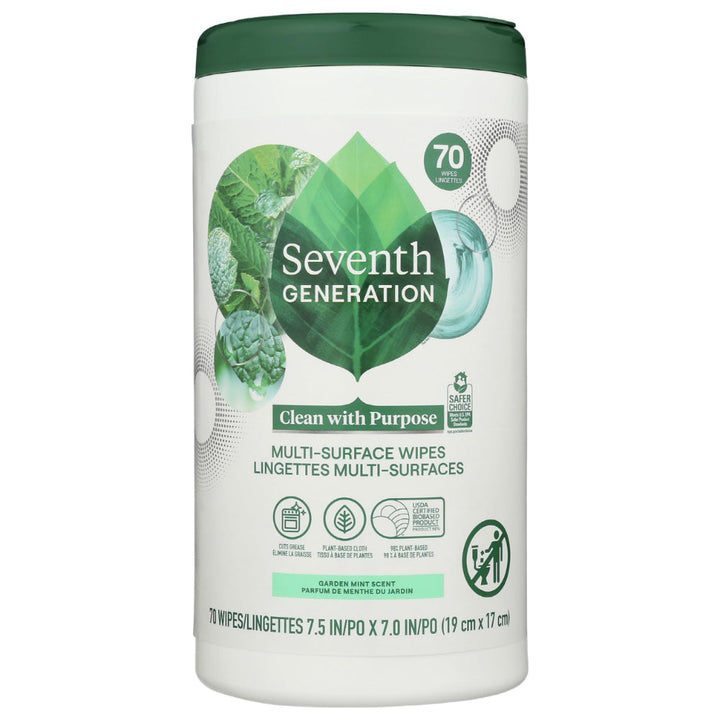 SEVENTH GENERAT - Multi-Surface Mint Wipe 70PC ( Pack of 6)