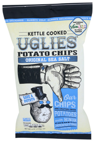 Uglies - Chip Kettle Sea Salt, 6 Oz | Pack of 12