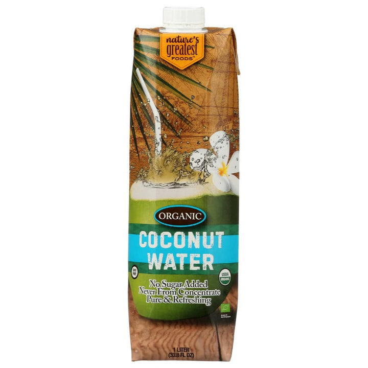Nature's Greatest - Organic Coconut Water, 33.8 Fl Oz