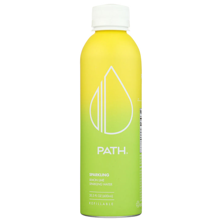 PATHWATER - Lemon Lime Sparkling Water, 20.3 Fl Oz | Pack of 12