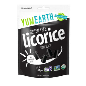 YumEarth - Licorice Black Organic 5Oz ( Pack Of 6)