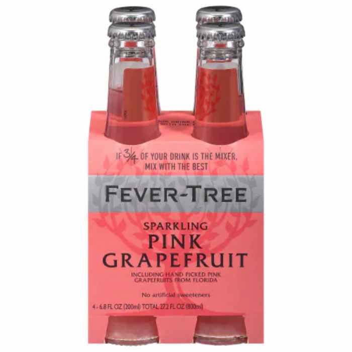 Fever Tree - Sparkling Pink Grapefruit Soda, 27.2 fl oz | Pack of 6
