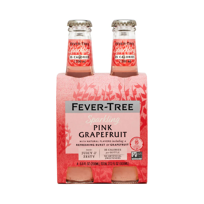 Fever Tree - Sparkling Pink Grapefruit, 16.9 fl oz | Pack of 8