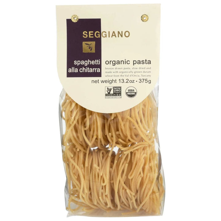 SEGGIANO - Organic Spaghetti Alla Chitarra Pasta, 13.2 Oz