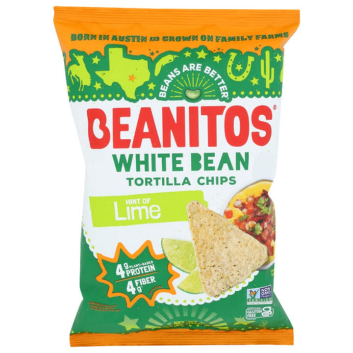 Beanitos - White Bean Chips Hint Of Lime, 5 Oz | Pack of 6