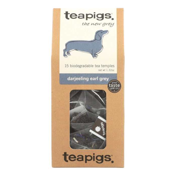 Teapigs - Darjeeling Earl Grey Tea, 15 Count | Pack of 6