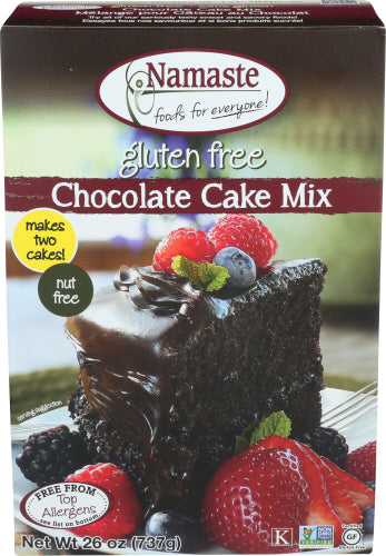 Namaste Foods - Chocolate Cake Mix, 26 Oz | Pack Of 6
