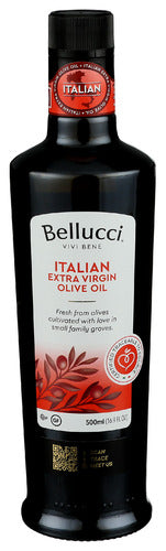 Bellucci - Premium Olive Oil 100% Extra Virgin, 500 Ml | Pack of 6