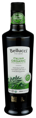 Bellucci - Premium Olive Oil Extra Virgin Organic, 500 Ml | Pack of 6