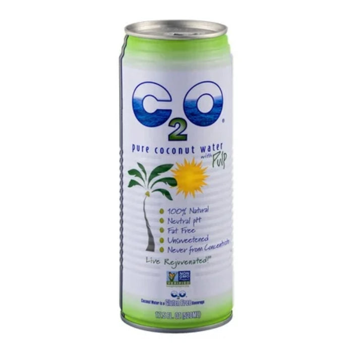 C20 - Coconut Water with Pulp, 17.5 Fl Oz | Pack of 12