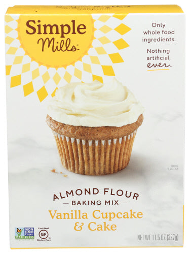 Simple Mills - Vanilla Cake Mix, 11.54 Oz | Pack of 6