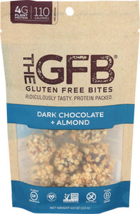 THE GFB - Bites Drk Choc Almnd 4 Oz - Pack Of 6