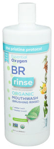 Essential Oxygen - Oral Care Peppermint Organic Brushing Rinse, 16 Floz
