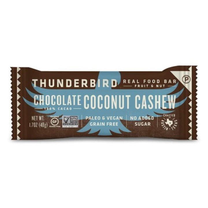 Thunderbird Energetica - Chocolate Coconut Cashew Bar, 1.7 Oz | Pack of 12
