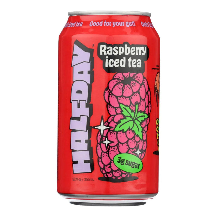 HALFDAY - Tonic Raspberry Tea, 12 fl oz | Pack of 12