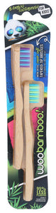 Woobamboo Toothbrush Kid Supersoft 2pk 1 Ea - Pack Of 6