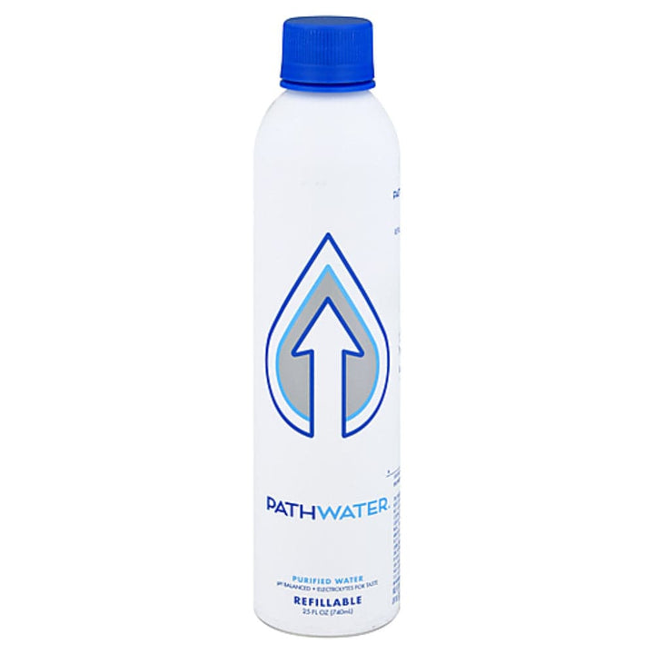 PATHWATER - Purified Water in Aluminum Bottle, 25 Fl Oz | Pack of 12